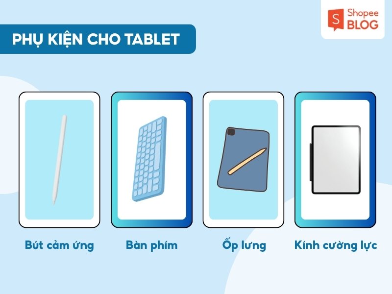 Phụ kiện cho máy tính bảng