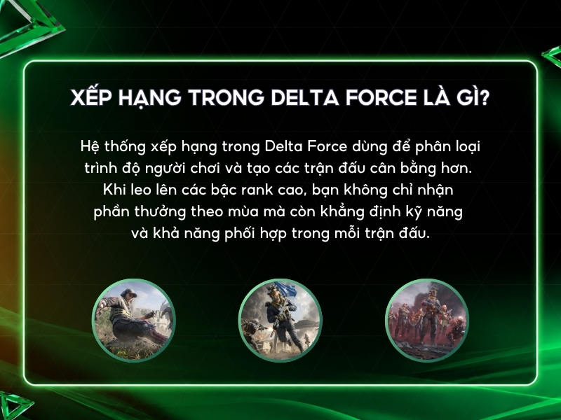 Xếp hạng trong Delta Force là gì?
