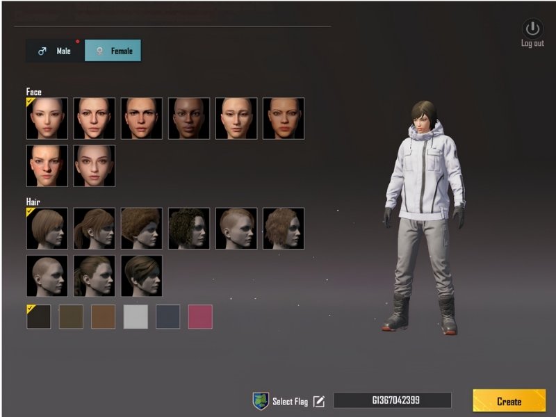 Nhân vật trong game PUBG