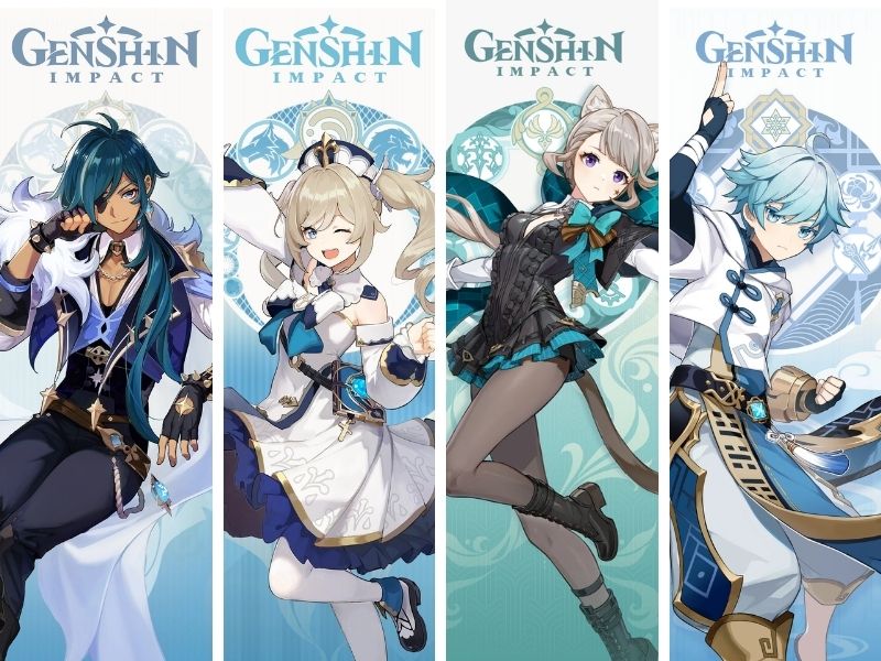 Đội hình Genshin Impact tân thủ CC Starter Team