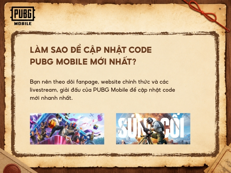 Làm sao để cập nhật code PUBG Mobile mới nhất?