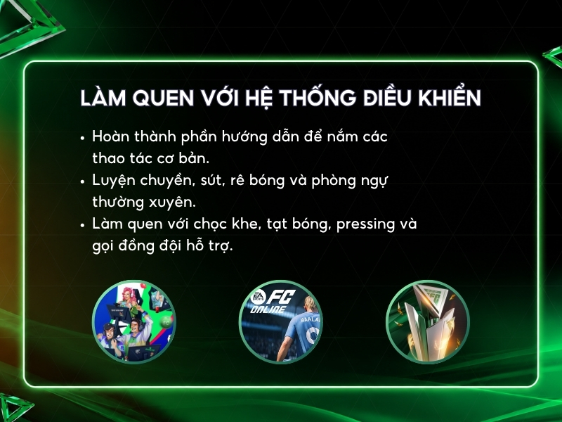 Làm quen với hệ thống điều khiển.