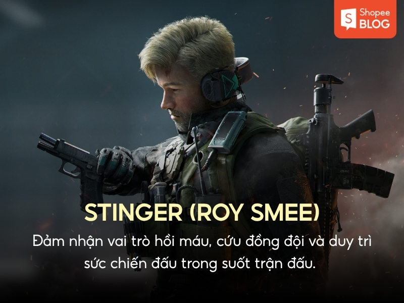 stinger là một trong các nhân vật trong delta force