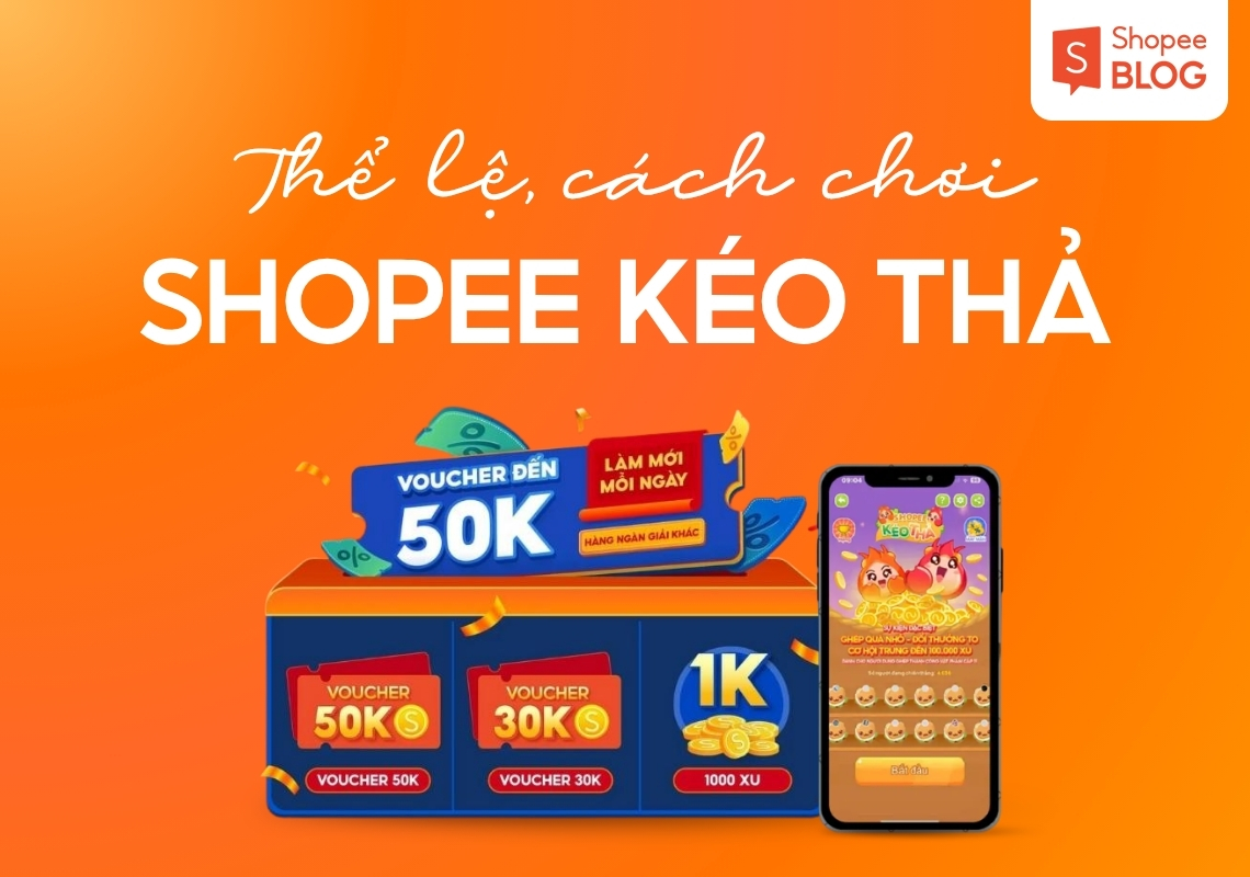 shopee kéo thả