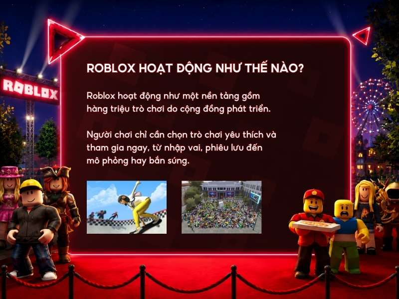 Roblox hoạt động như thế nào?