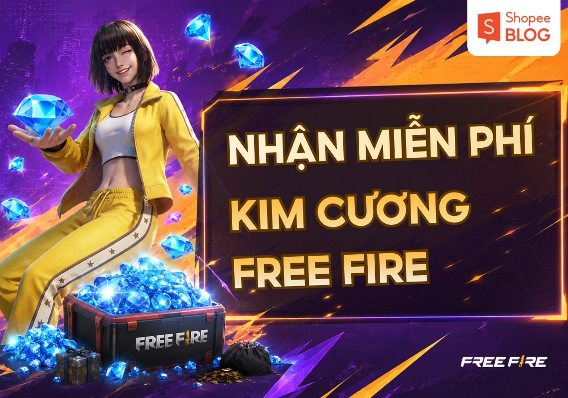 cách nhận kim cương miễn phí trong free fire