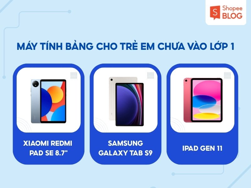 Máy tính bảng cho trẻ em học online