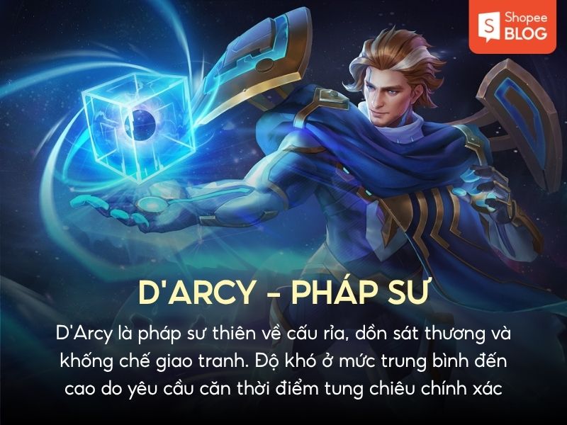 cách chơi d'arcy