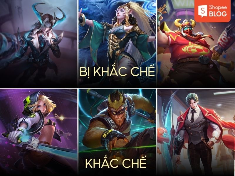 aya khắc chế bị khắc chế