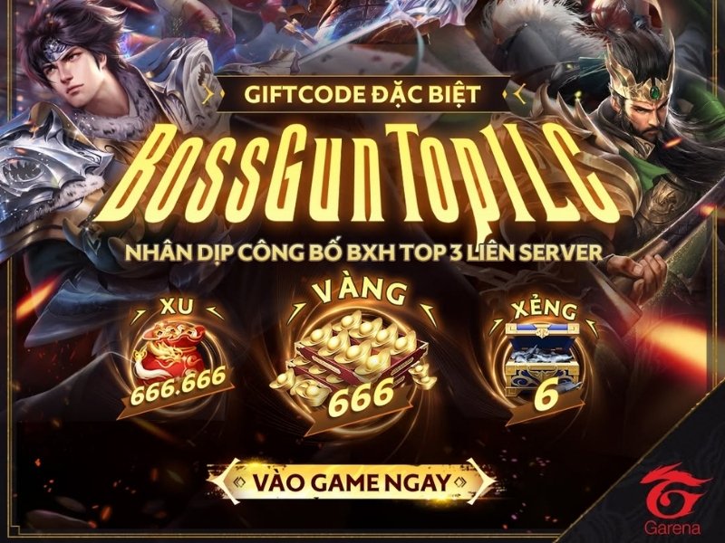 Code Cái Thế Tranh Hùng Garena