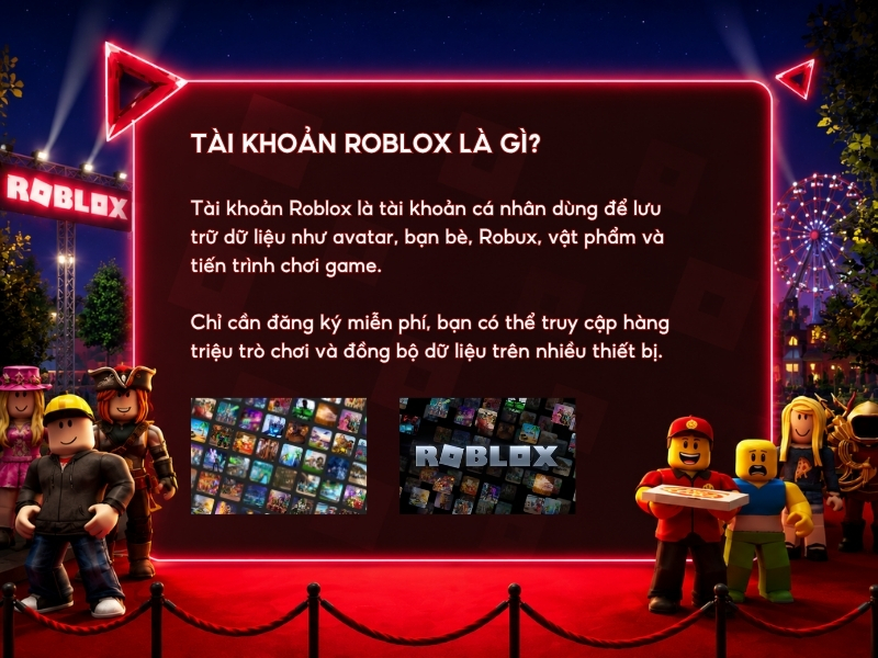 Tài khoản Roblox là gì? 