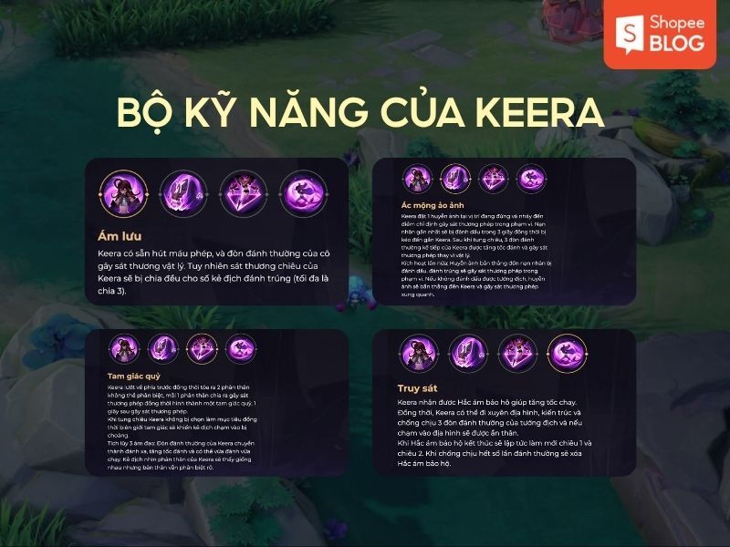 kỹ năng keera liên quân