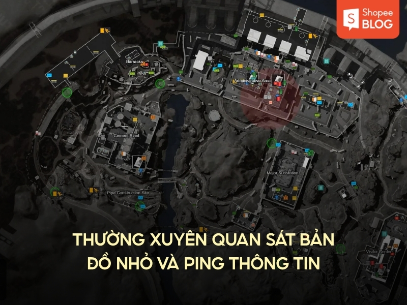 Quan sát bản đồ trong Delta Force