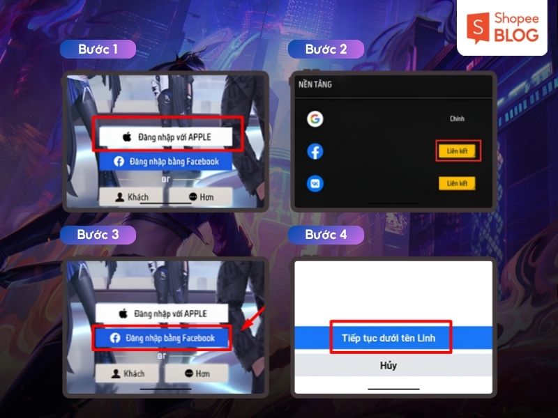 Cách đăng nhập Free Fire bằng ID Apple trên Android