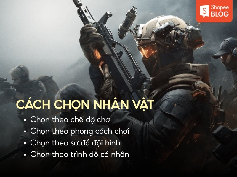 Cách chọn nhân vật trong delta force