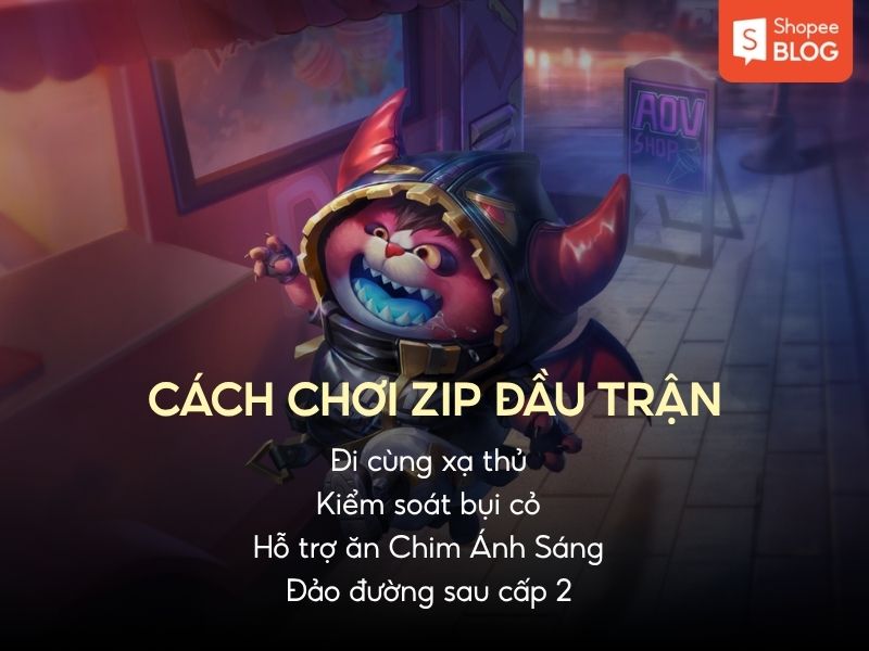 cách chơi zip đầu trận