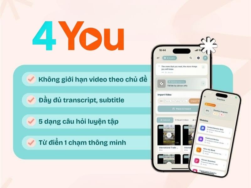 App học tiếng Anh 4You