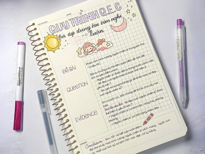 Cách ghi chép bài khoa học bằng phương pháp QEC