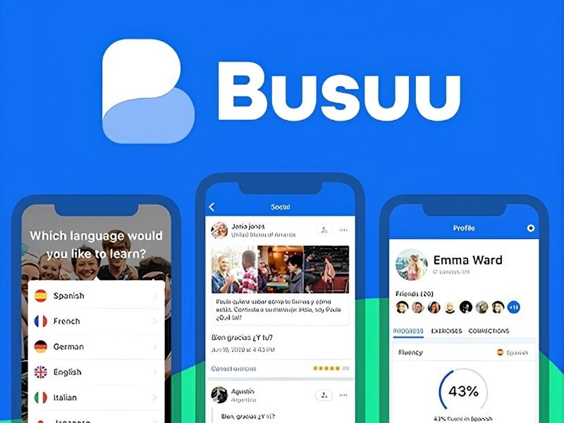 App học tiếng Anh Busuu