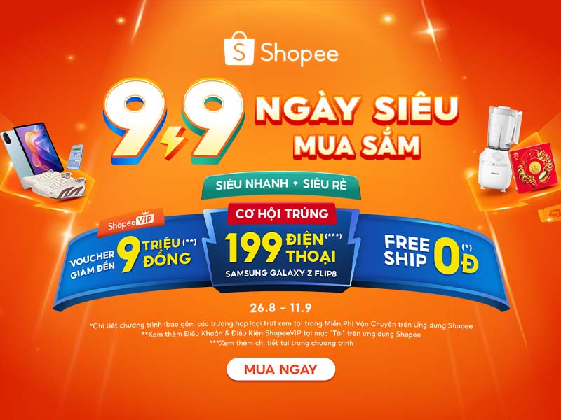 9.9 Ngày Siêu Mua Sắm