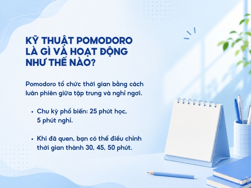 Phương pháp học tập Pomodoro là gì?