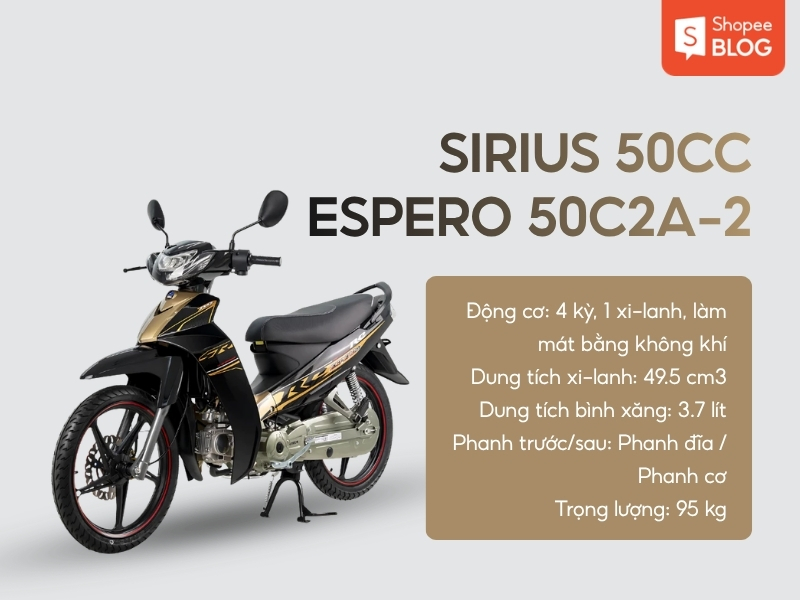 xe 50cc Espero 50C2A-2