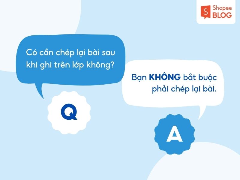 Giải đáp thắc mắc về cách chép bài hiệu quả