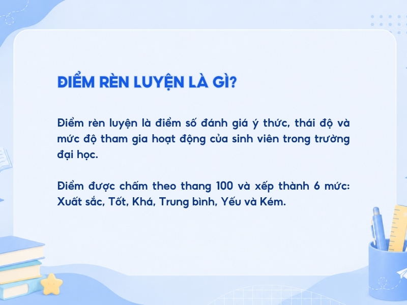Điểm rèn luyện là gì? 