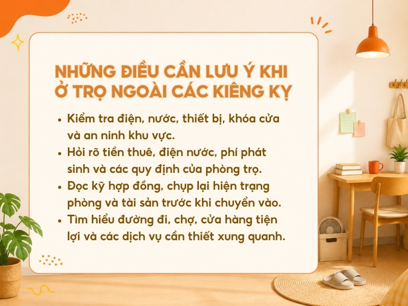 Nên kiểm tra gì trước khi quyết định thuê phòng? 