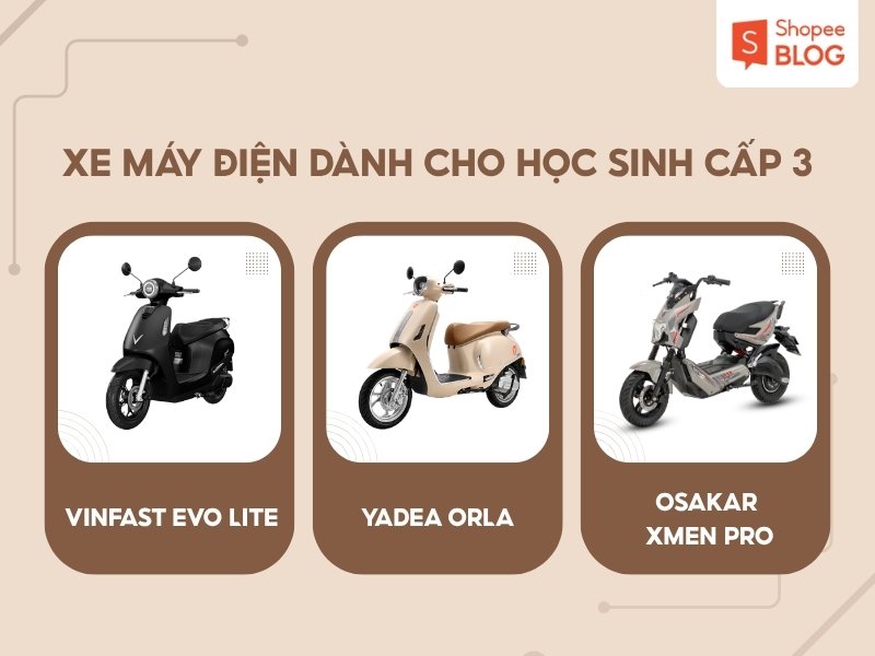 Xe máy điện dành cho học sinh cấp 3