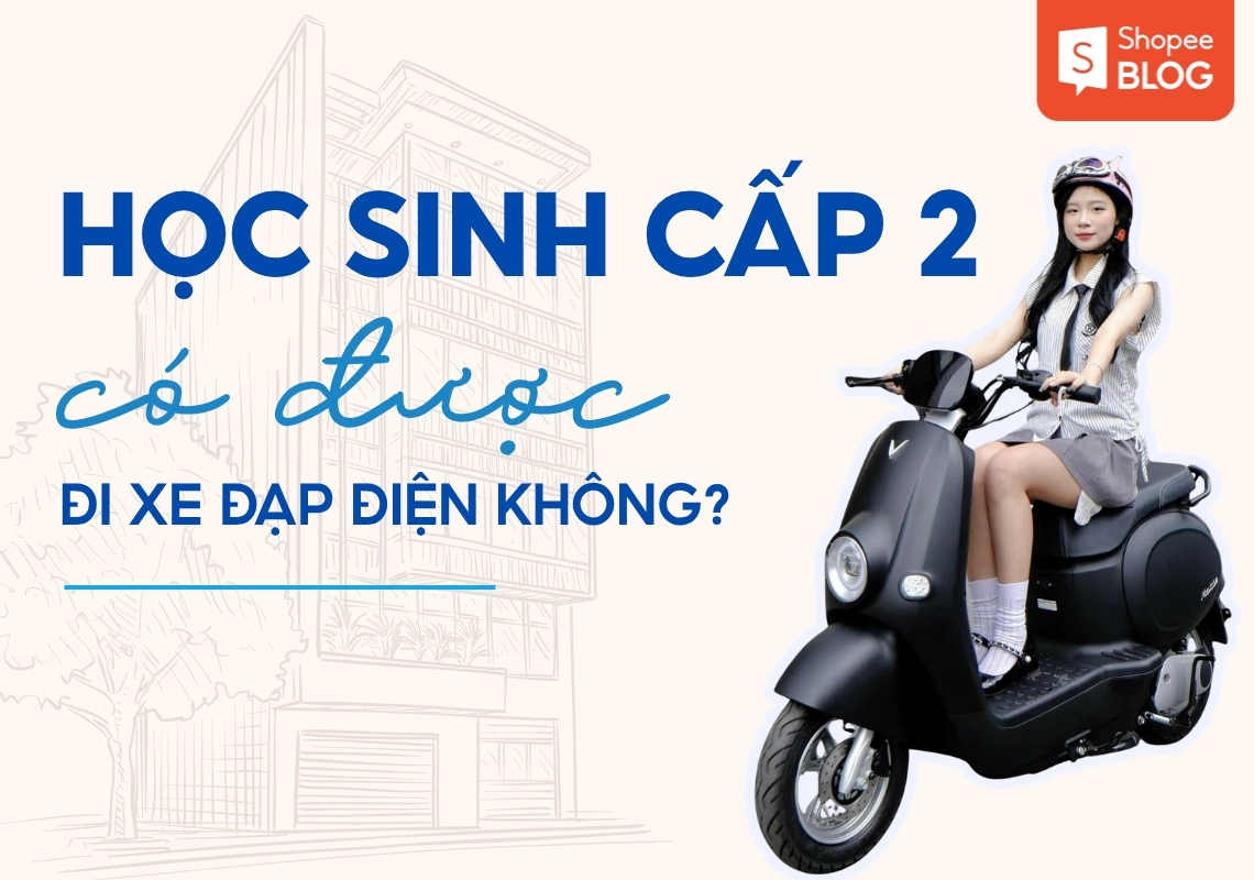 học sinh cấp 2 có được đi xe đạp điện không