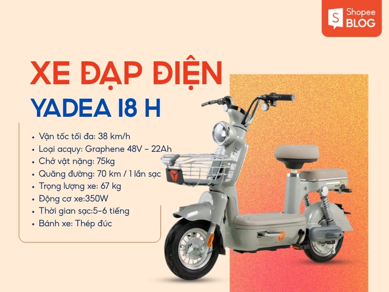 Xe đạp Yadea i8 H