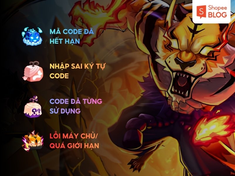Nguyên nhân code Blox Fruit không hoạt động