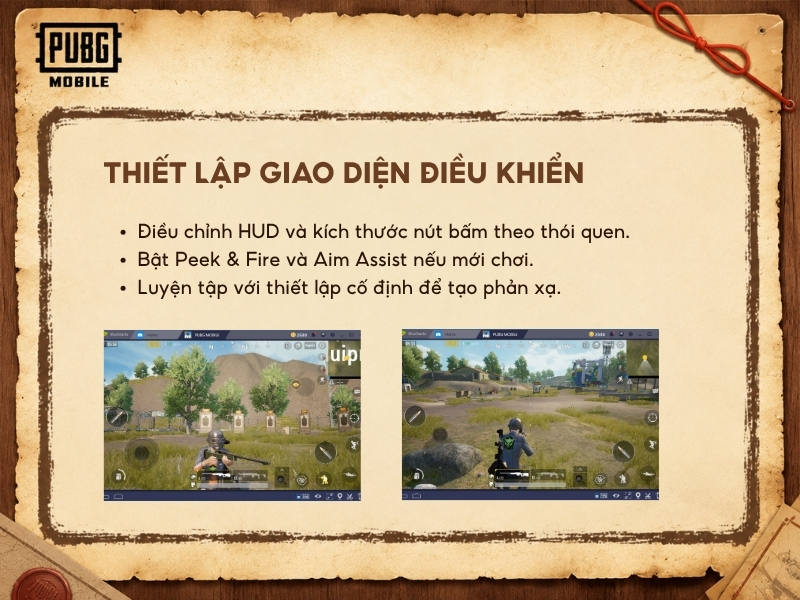 Thiết lập giao diện điều khiển