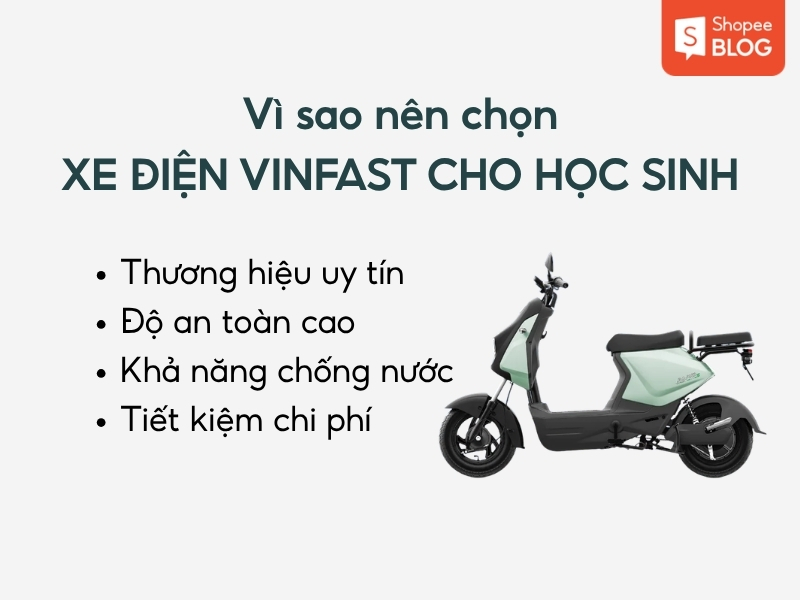 Lý do nên chọn xe điện Vinfast