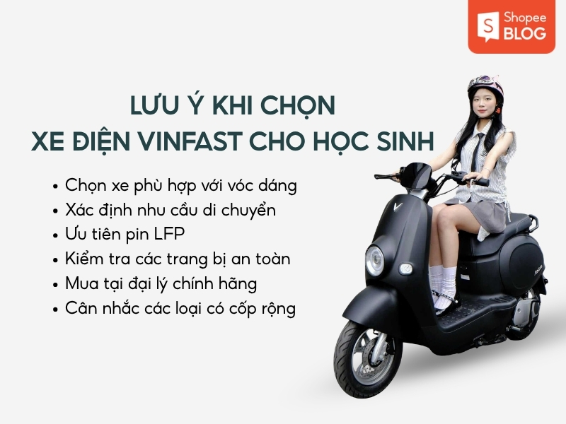 lưu ý khi chọn xe điện VinFast