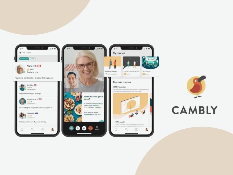 App học tiếng Anh Cambly