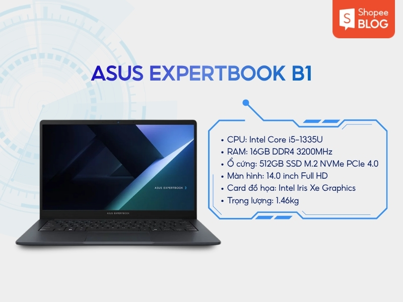 Laptop Asus Expertbook B1