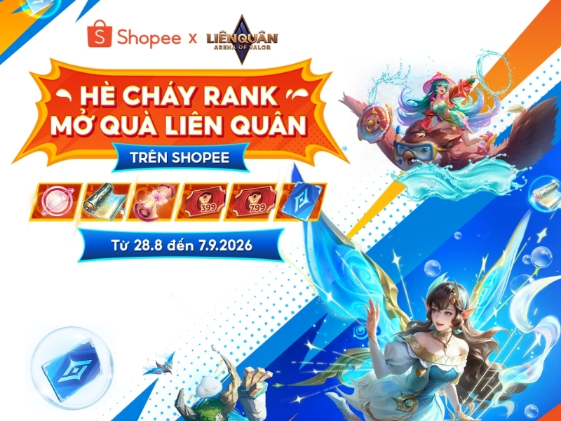 Chương trình Shopee tặng quà Liên Quân miễn phí