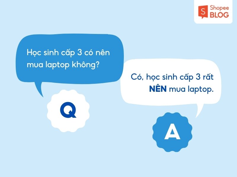 Giải đáp học sinh cấp 3 nên mua laptop không