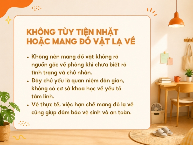 Không để phòng trọ thiếu ánh sáng và thông gió. 
