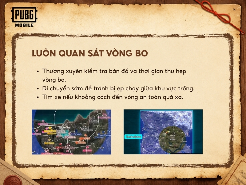 Luôn quan sát vòng bo