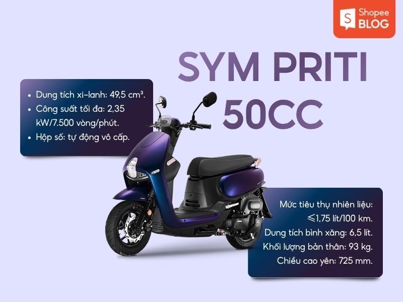 xe máy tay ga 50cc
