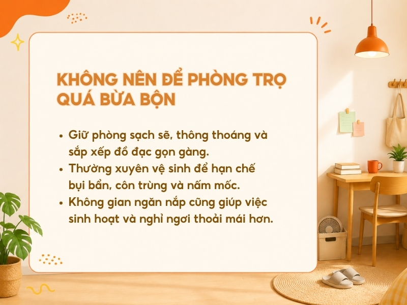 Hạn chế để gương đối diện trực tiếp với giường.