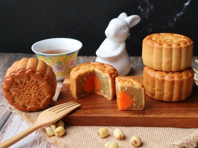 Bánh Trung Thu nhân đậu xanh