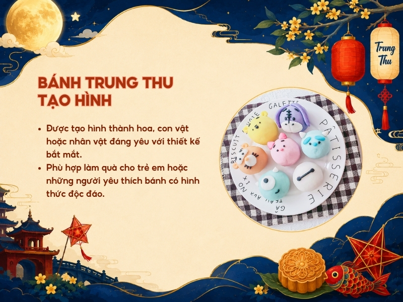 Bánh Trung thu tạo hình