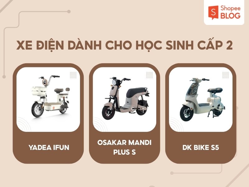Xe điện dành cho học sinh cấp 2