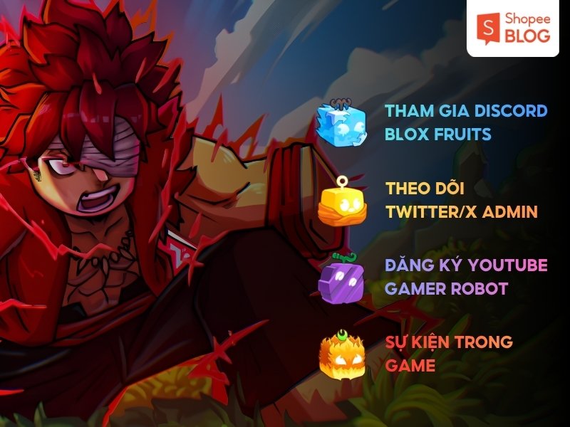 Cách săn thêm code cập nhật Blox Fruits mới