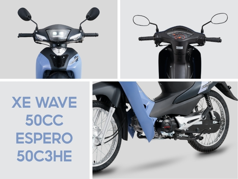 Các mẫu xe 50cc cho học sinh nam Espero 50c3he