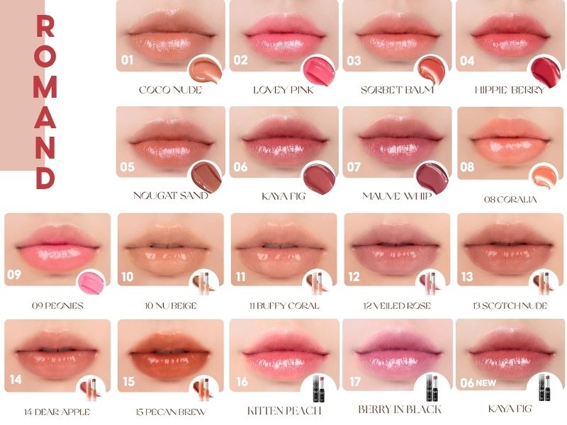 Son dưỡng học sinh Romand Glasting Melting Balm